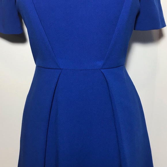 Black Halo Vivid Blue Fit and Flare All Occasion Dress - Picture 6 of 9